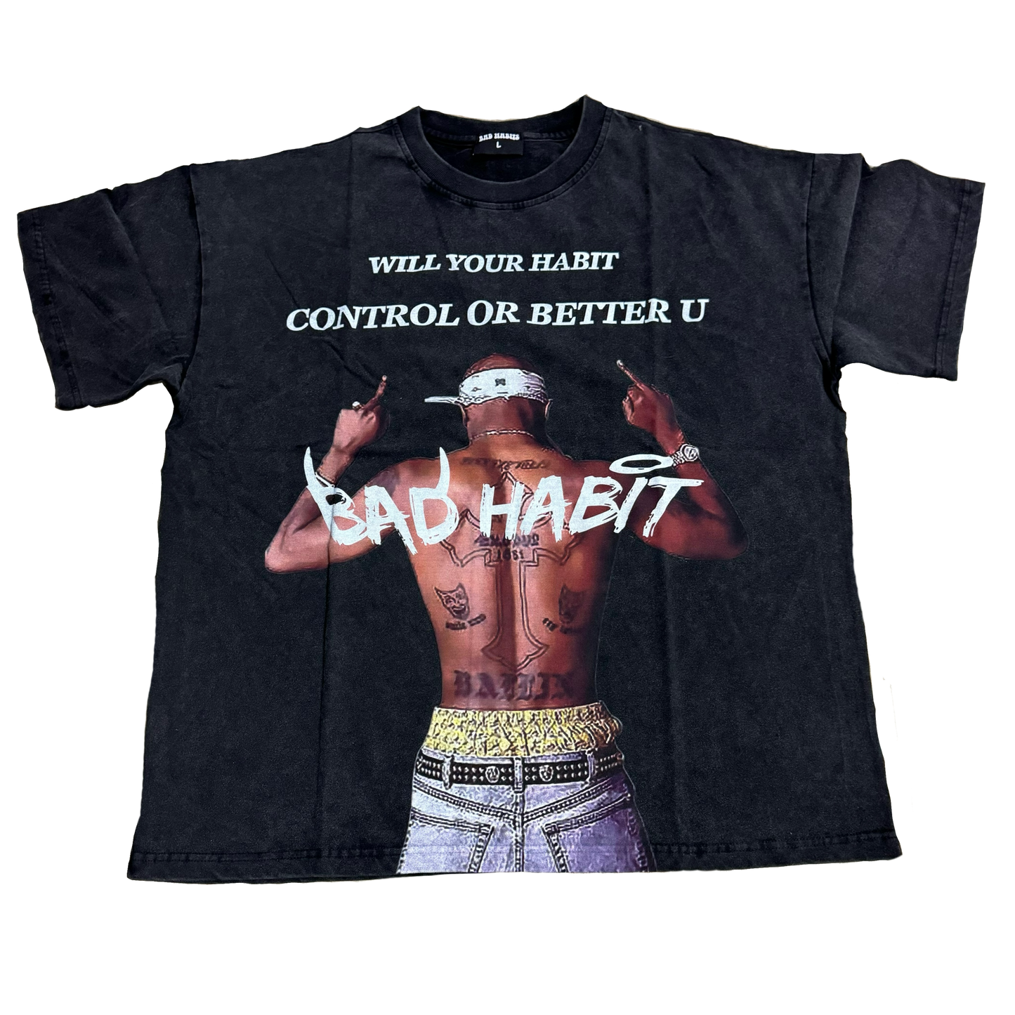 TupacXBADHABIT Tee